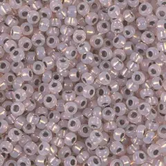 Miyuki 8 Round Seed Bead, 8-198, Copper Lined Opal (Like DB 191), 10 grams