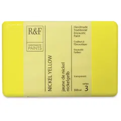 R&F Encaustic Paint Block - Nickel Yellow, 333 ml, Block
