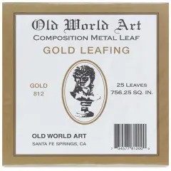 Old World Art Leaf - 25 Sheets, Gold