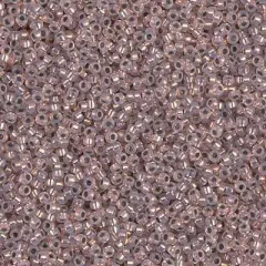 Miyuki 15/0 Round Seed Bead, 15-198, Copper Lined Opal