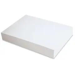 Crescent Illustration Board - 11" x 14", 18-Ply, White, Hot Press, Pkg of 40 Sheets