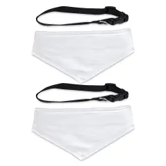 Craft Express Sublimation Printing Pet Product - Pet Scarf with Collar, Medium, Pkg of 2