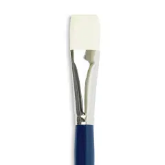 Silver Brush Bristlon Stiff White Synthetic Brush - Bright, Size 12, Short Handle