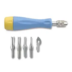 Inovart Quick Release Cutter Handle with 5 Blades