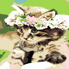 Artwille DIY Paint by Numbers for Adults and Kids, Acrylic Painting Kit - "Tenderness", 13.8 x 17.7 in