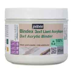 Pebeo Studio Green Bindex 3-in-1 Acrylic Binder - 475 ml