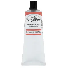 CAS AlkydPro Fast-Drying Alkyd Oil Color - Cadmium Red Light, 120 ml tube