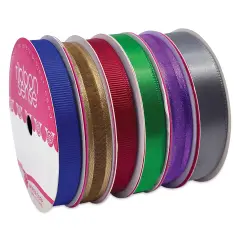 Morex Ribbon Assortments - Jewel, Set of 6 Rolls, 53 yds