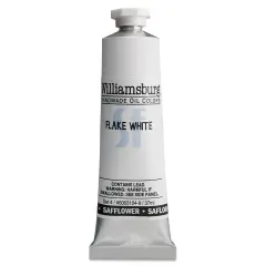 Williamsburg Handmade Safflower Oil Color - Flake White, 37 ml tube
