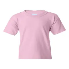Gildan&reg; Heavy Cotton Youth Crewneck Short Sleeve T-Shirt - 5000B Light Pink