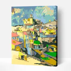 Artwille DIY Paint by Numbers for Adults and Kids, Acrylic Painting Kit - "Masterpieces of World Art 8.20", 13.8 x 17.7 in