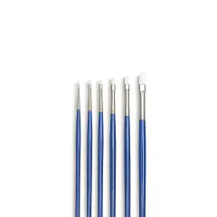 Blick Scholastic Wonder White Brush Set - Filbert, Long Handle, Set of 6