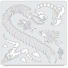 Iwata Artool Freehand Template - Curse of the Skull Master Petting Zoo