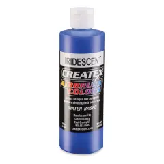 Createx Airbrush Color - 8 oz, Iridescent Electric Blue