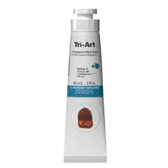 Tri-Art High Viscosity Artist Acrylic - Transparent Red Oxide, 60 ml tube