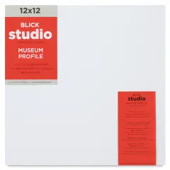 Blick Studio Stretched Cotton Canvas - Museum Profile, 12" x 12"