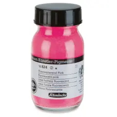 Schmincke Pigment - Fluorescent Pink, 100 ml Jar