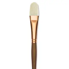 Princeton Best Natural Bristle Brush - Filbert, Long Handle, Size 10