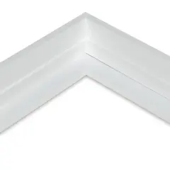 Ampersand Floaterframe - Thin, White 8" x 8", 1-1/2"