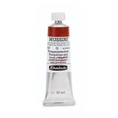 Schmincke Mussini Oil Color - Pompeiian Red, 35 ml tube