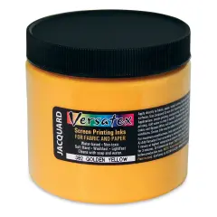 Jacquard Versatex Screen Printing Ink - Golden Yellow, 16 oz jar