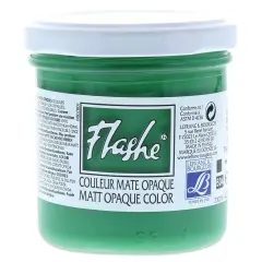 Lefranc & Bourgeois Flashe Vinyl Paint - Chrome Green, 125 ml jar