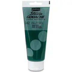 Pebeo Studio Gouache - Emerald Green, 100 ml Tube