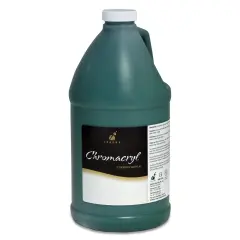 Chromacryl Students' Acrylics - Green Deep, 64 oz bottle