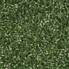 Miyuki Delica Bead 15/0, DBS1207, Silver Lined Olive