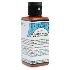 Alpha6 AlphaFlex Textile and Leather Paint - Burnt Caramel, 147 ml, Bottle