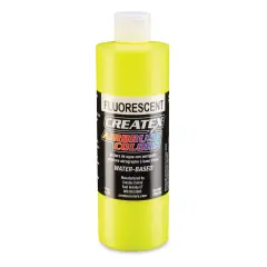 Createx Airbrush Color - 16 oz, Fluorescent Yellow