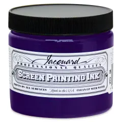 Jacquard Screen Printing Ink - Opaque Violet, 16 oz