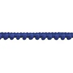 Belagio Pom Trim, 0.75" Wide, 25 Yards, Royal Blue