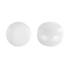 Kalos&reg; Par Puca&reg;, 2 Hole Bead, Opaque White, 10 grams