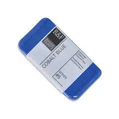 R&F Encaustic Paint Block - Cobalt Blue, 40 ml block