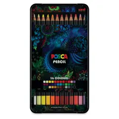Posca Colored Pencil Set - Assorted Colors, Set of 36