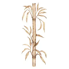 Bamboo Wall Stencil | 3024 by Designer Stencils | Reusable Art Craft Stencils for Painting |