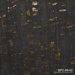 Belagio Cork Fabric, 18" x 15", Solids, Black