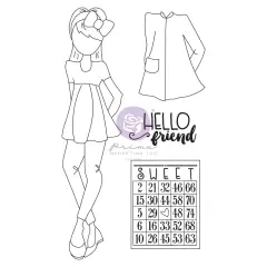 Prima Marketing Inc Prima Marketing Julie Nutting Doll Stamp - Amberly 655350913250