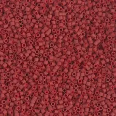 Miyuki Delica Bead 15/0, DBS0378, Matte Metallic Brick Red