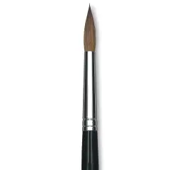 Da Vinci Maestro Kolinsky Sable Brush - Round, Short Handle, Size 8