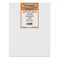 Clearprint Drafting Velllum - 8-1/2" x 11", 100 Sheets