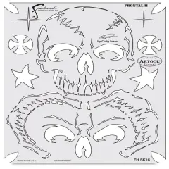 Iwata Artool Freehand Template - Return of Skull Master Frontall II