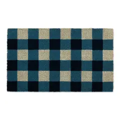 DII Navy & White Buffalo CheckDoormat