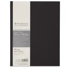 Strathmore 400 Series Hardbound Toned Mixed Media Artist Journal - Tan, 11" x 8-1/2", 48 pages