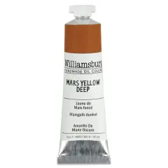 Williamsburg Handmade Oil Paint - Mars Yellow Deep, 37 ml tube