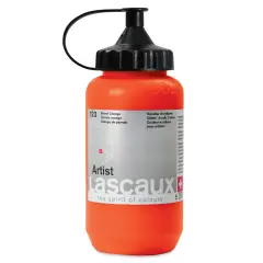 Lascaux Artist Acrylics - Pyrrole Orange, 390 ml Tube