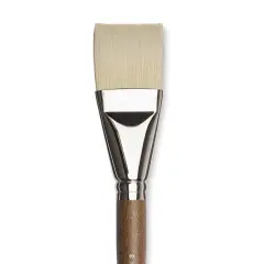 Winsor & Newton Artists' Oil Synthetic Hog Brush - Bright, Size 20, Long Handle