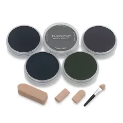 PanPastel Artists&rsquo; Painting Pastels Set - Extra Dark Shadow Colors, Set of 5