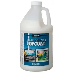 DecoArt Clear Pouring Topcoat - 64 oz
